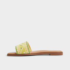 Aldo Seavacay Bright Yellow Women's Travel essentials - Slide sandal Women