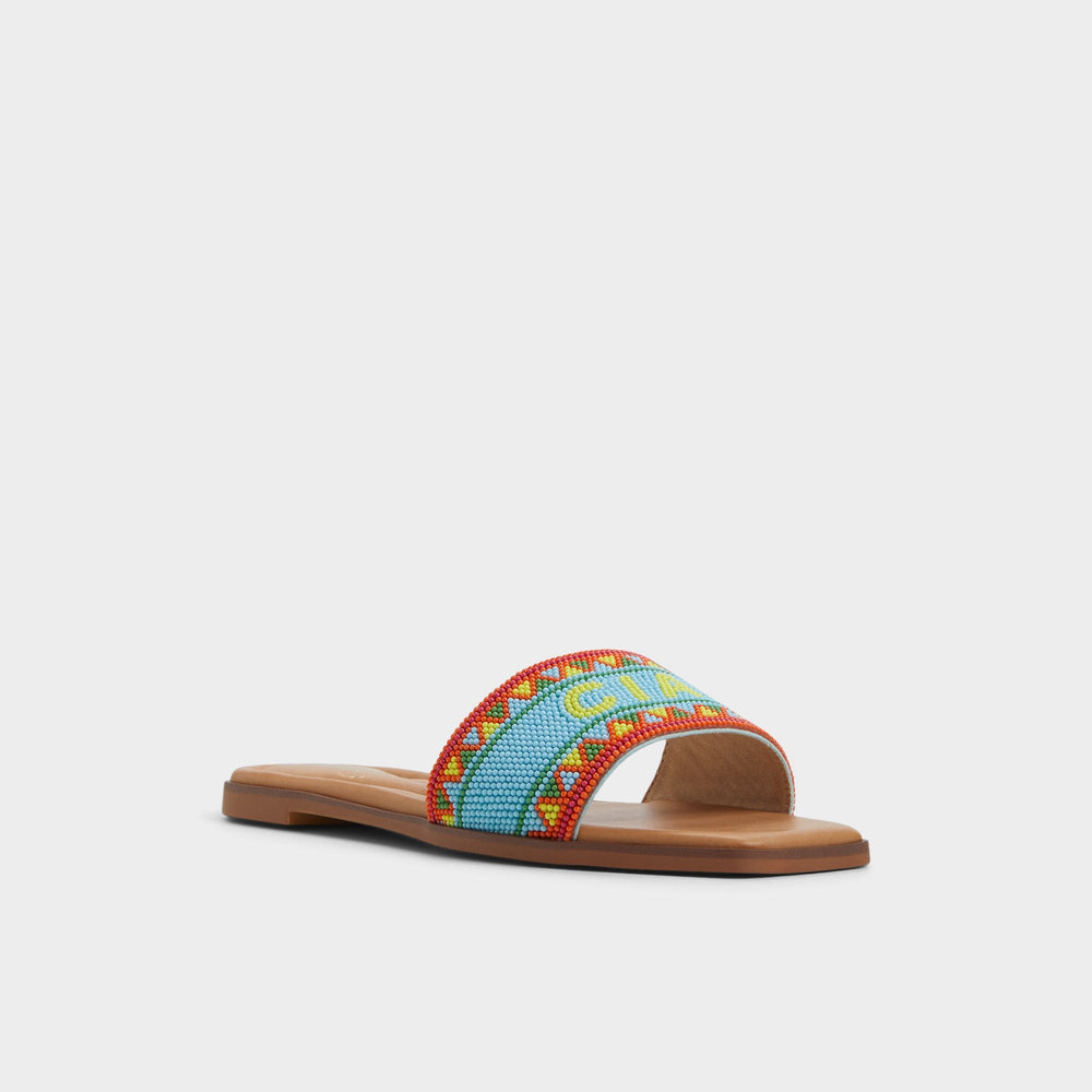 Aldo Seavacay Bright Multi Women's Flats - Slide sandal Women