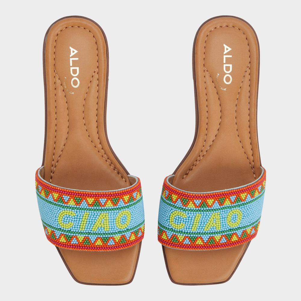 Aldo Seavacay Bright Multi Women's Flats - Slide sandal Women