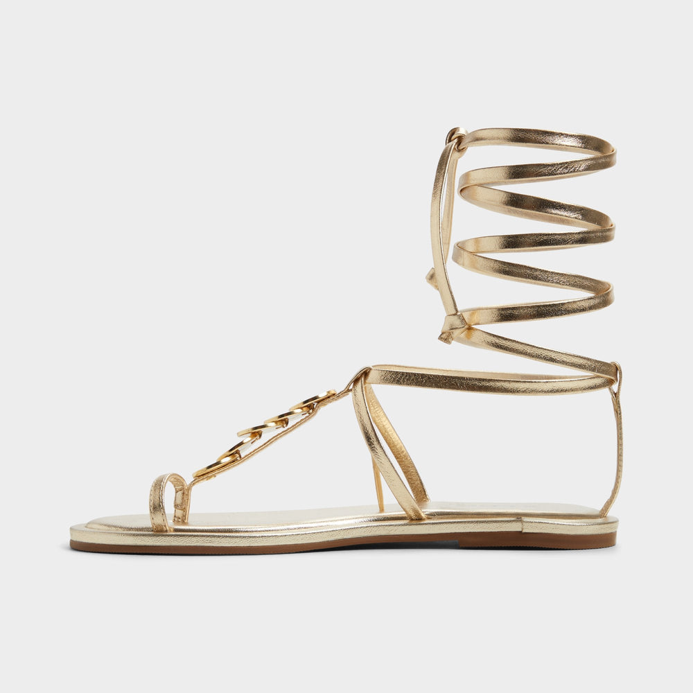Aldo Artemisa Gold Women's Travel essentials - T-strap sandal Women