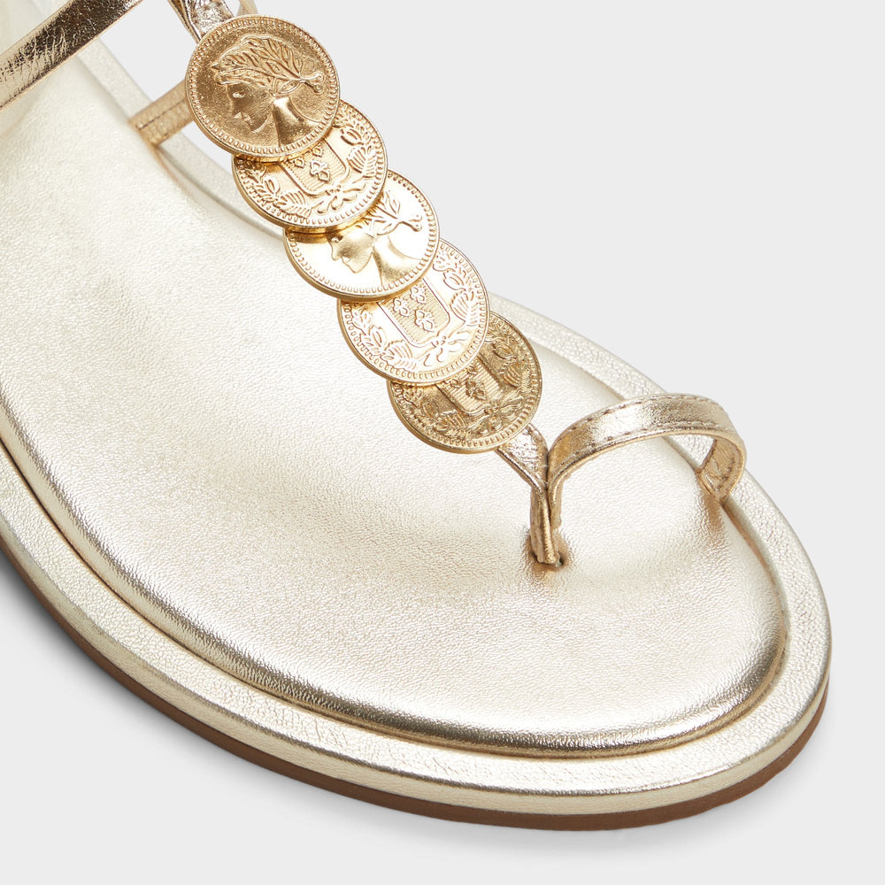 Aldo Artemisa Gold Women's Travel essentials - T-strap sandal Women
