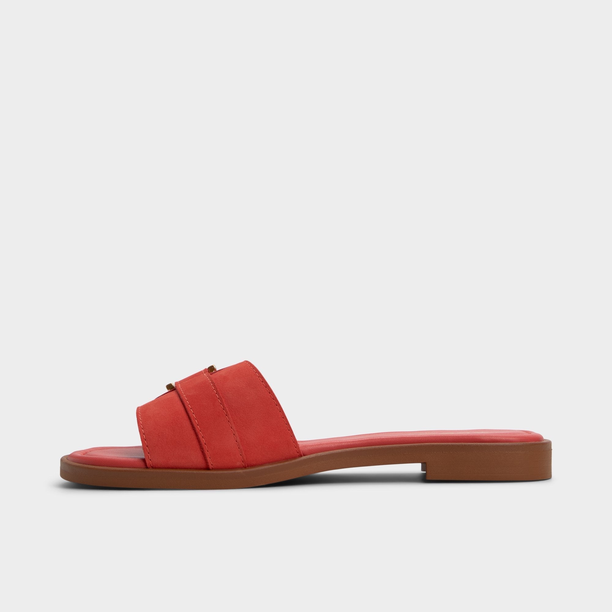 Aldo Dallaedar Medium Red Women's Flats - Slide sandal Women