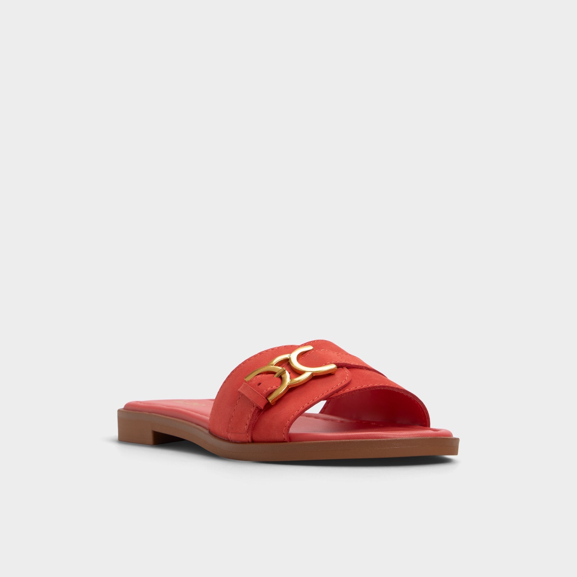 Aldo Dallaedar Medium Red Women's Flats - Slide sandal Women