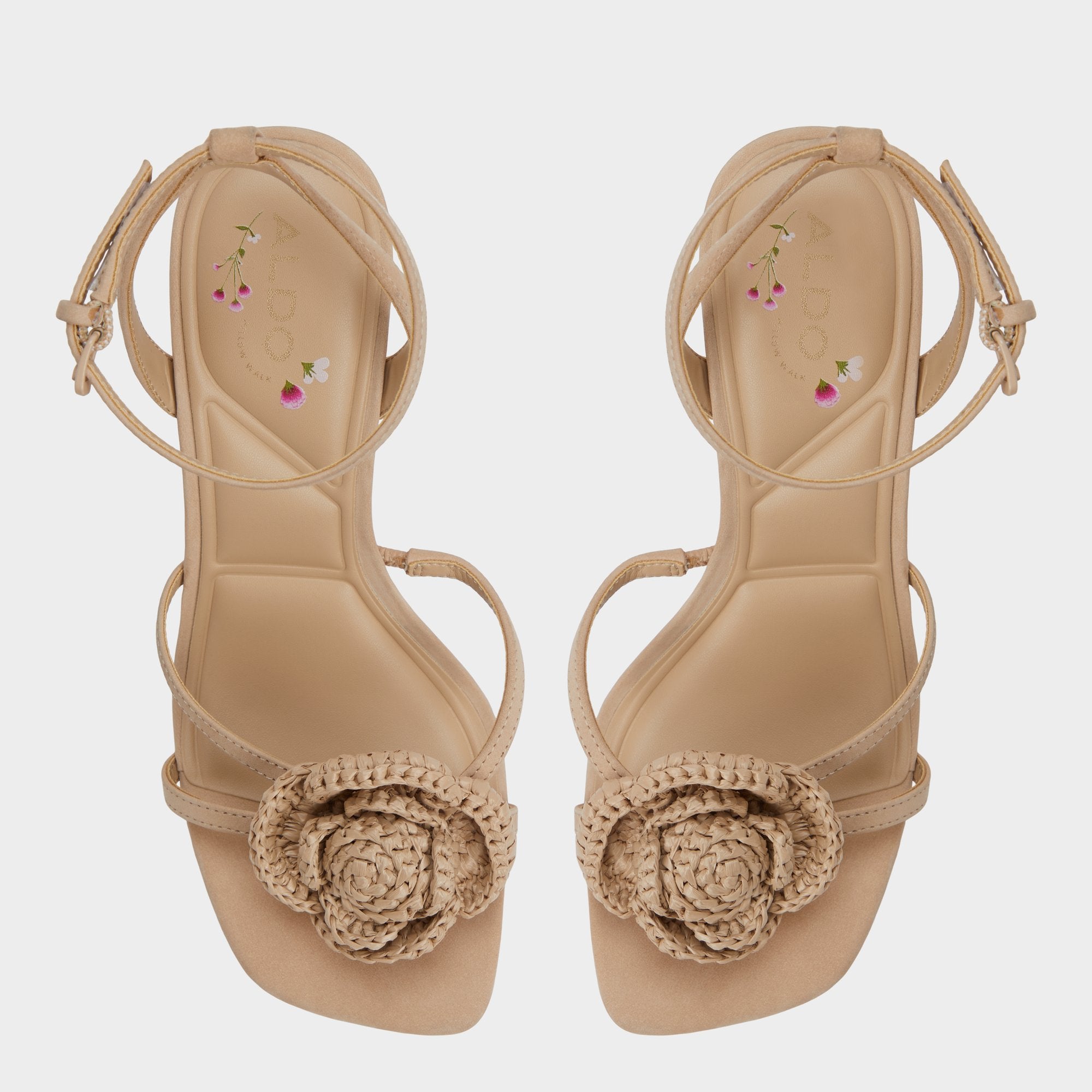 Aldo Wildblossom Sand Women's Heeled sandals - Strappy heeled sandal, Stiletto heel Women