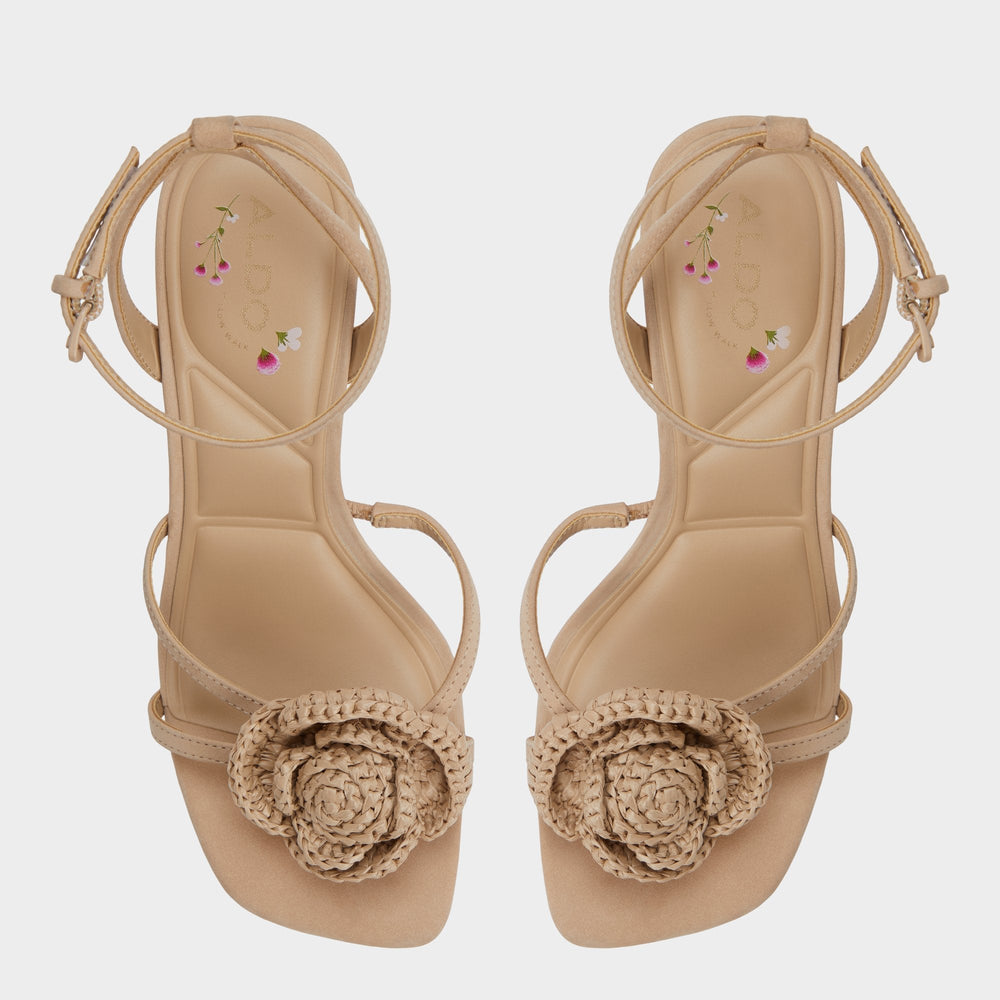 Aldo Wildblossom Sand Women's Heeled sandals - Strappy heeled sandal, Stiletto heel Women