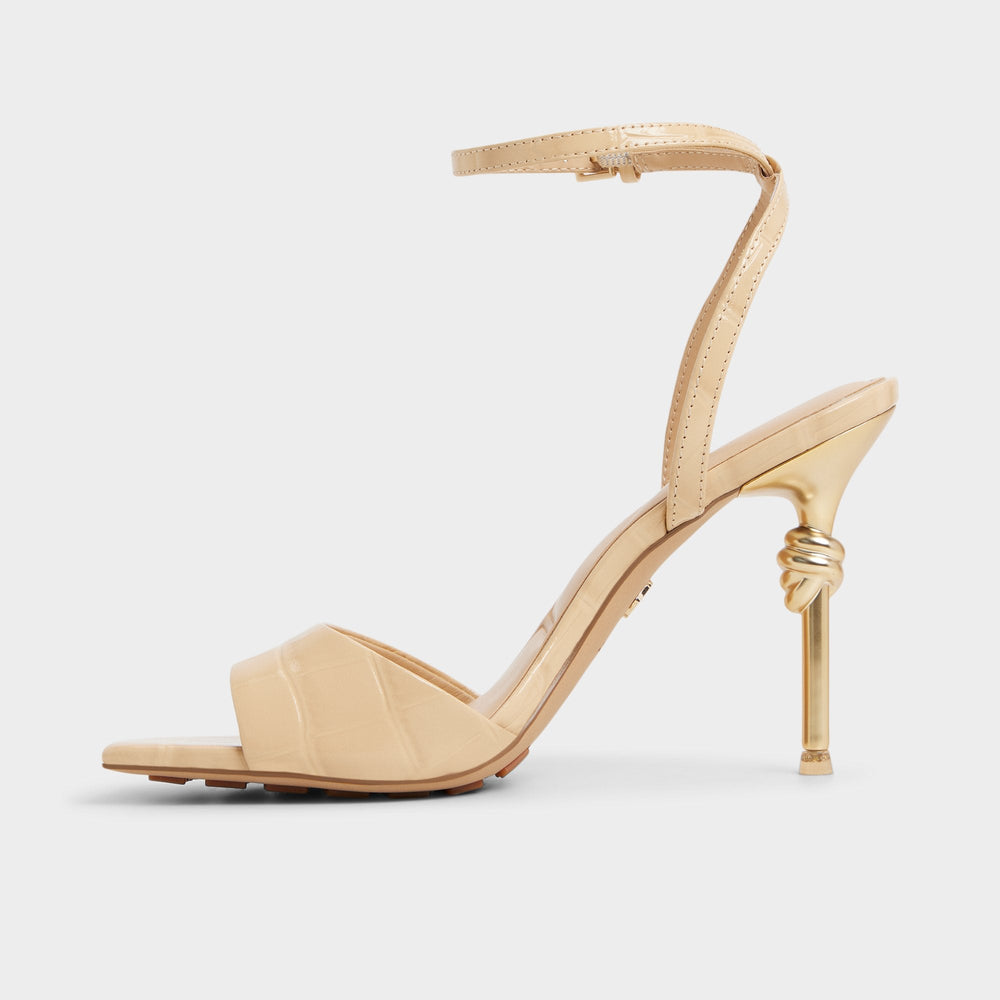 Aldo Harmonious in Medium Beige - Strappy heeled sandal Women