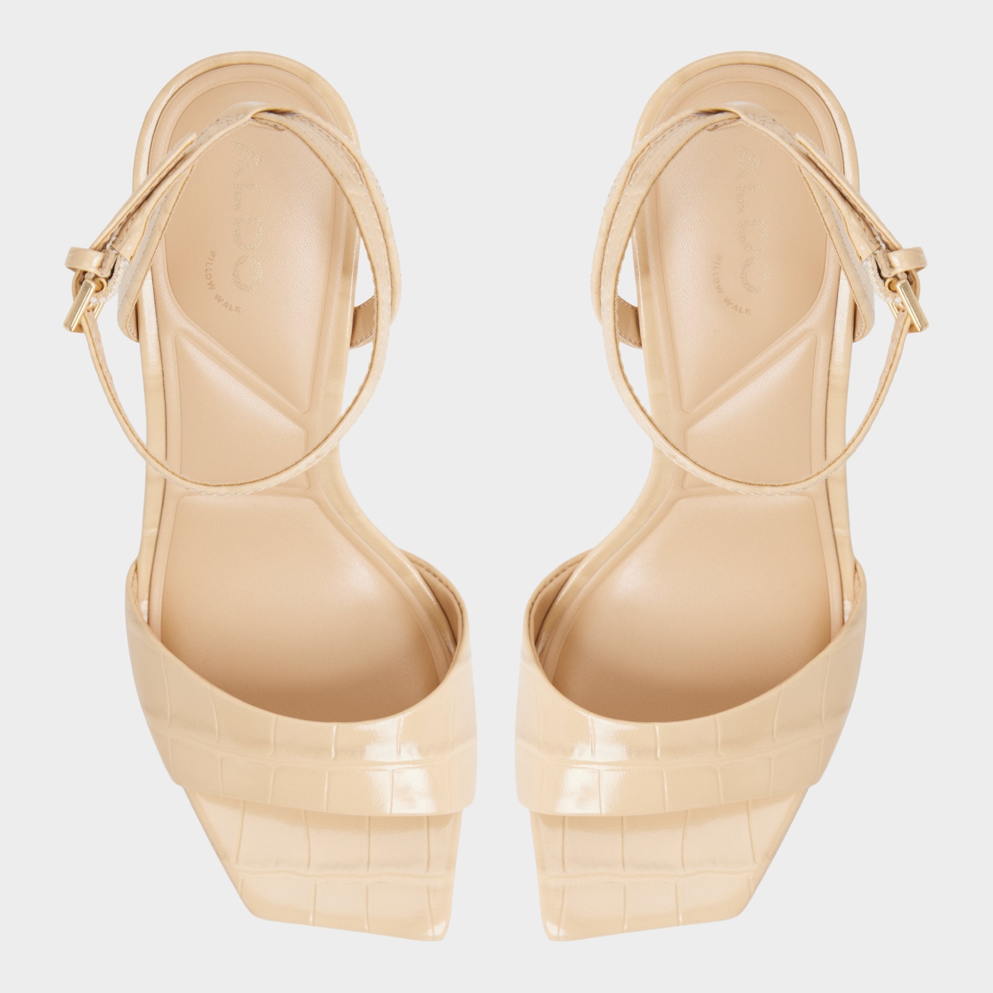 Aldo Harmonious in Medium Beige - Strappy heeled sandal Women