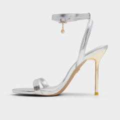 Aldo Maristou Silver Women's Strappy sandals - Strappy heeled sandal Women