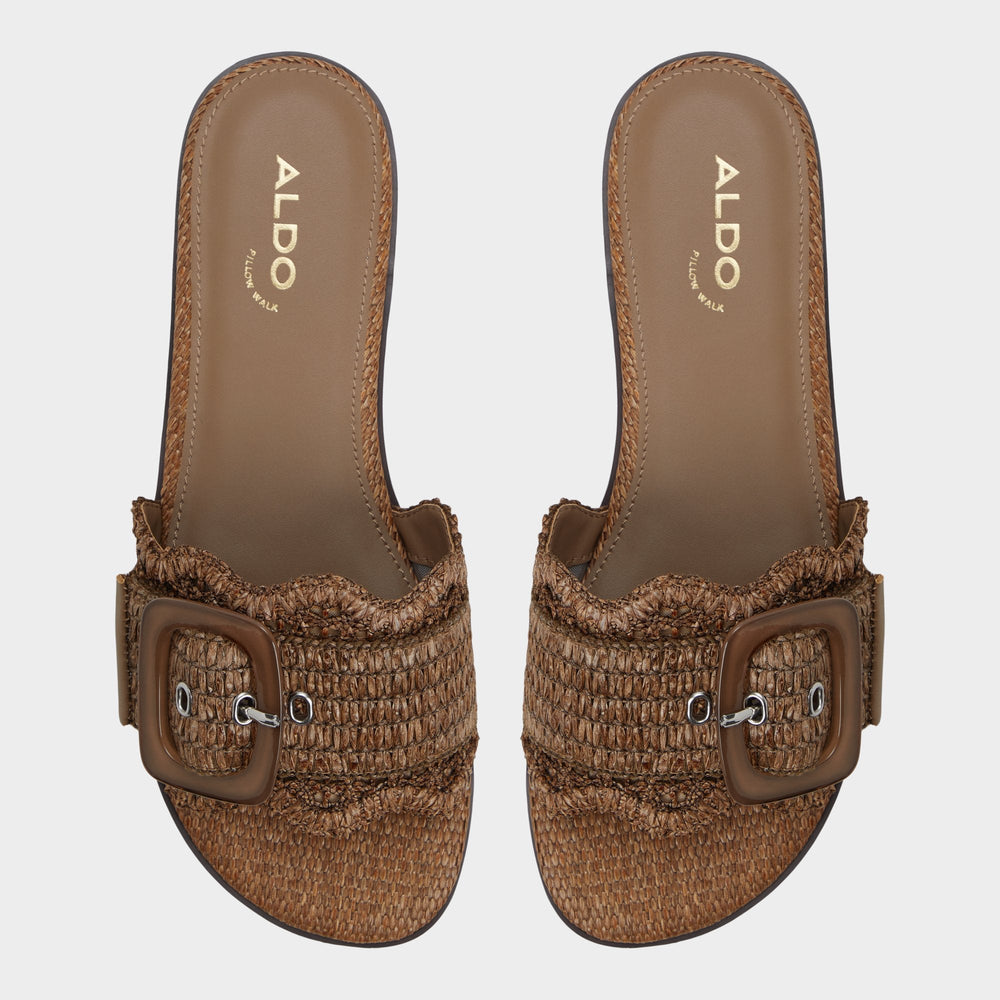 Aldo Wavysally in Light Brown - Slide sandal Women