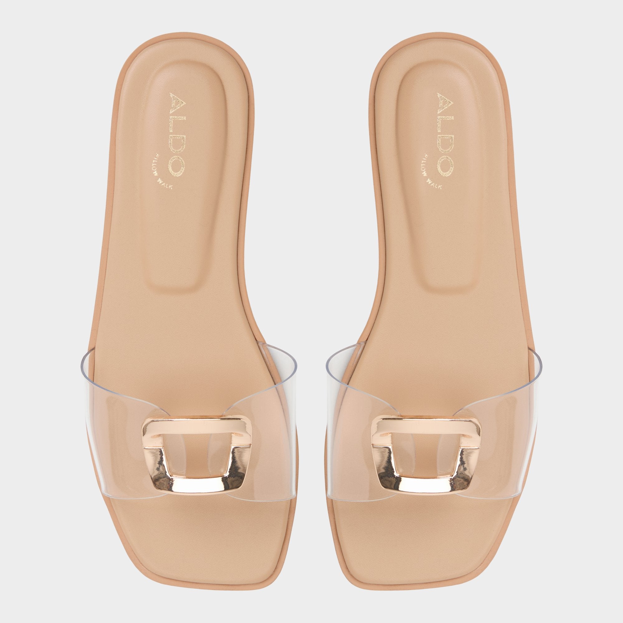 Aldo Tidella Clear Women's Flats - Slide sandal Women