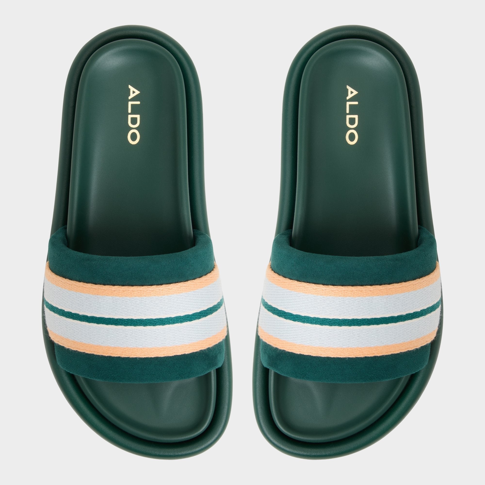 Aldo Nydelagan in Open Green - , Footbed sandal Women