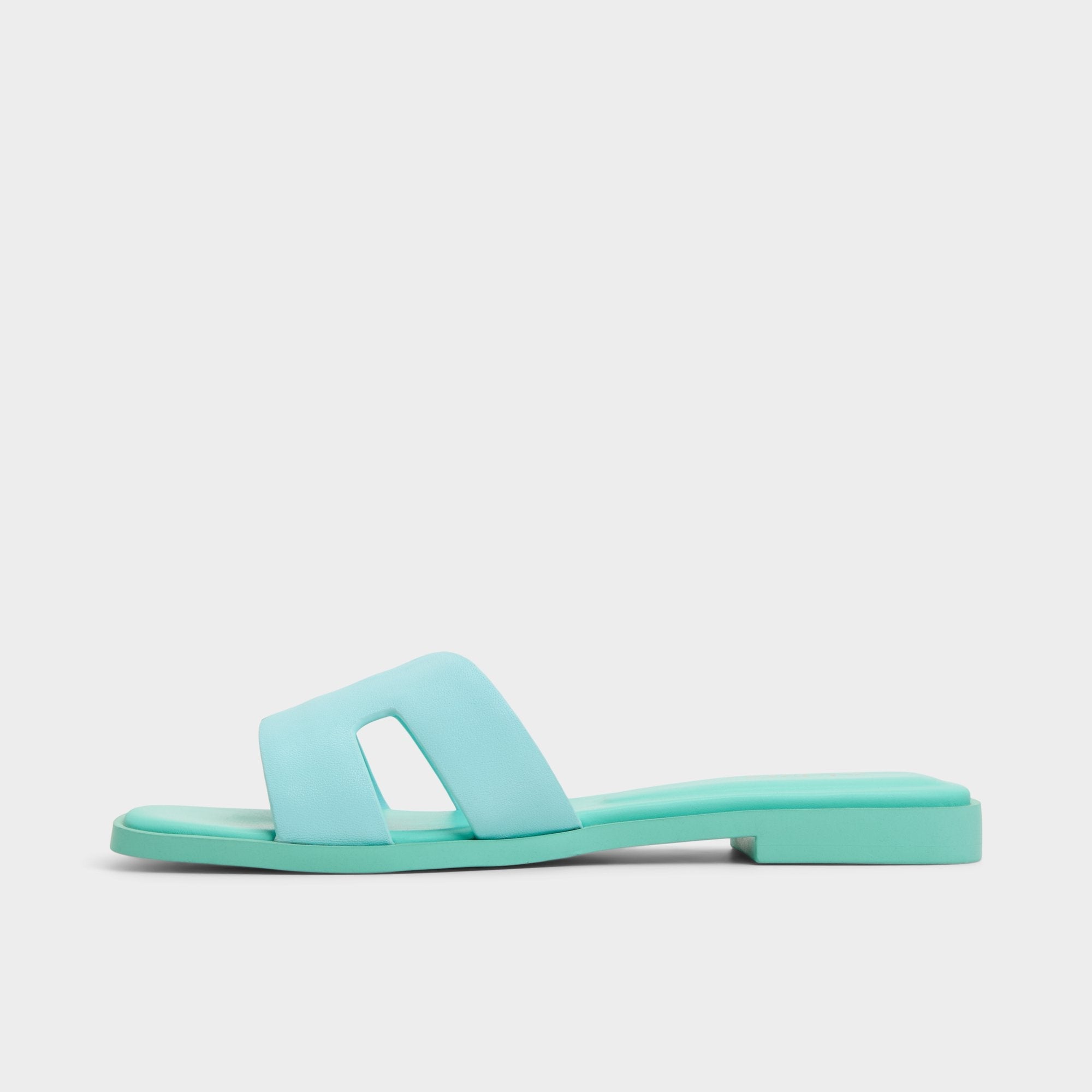 Aldo Itsandal Turquoise Women's Flats - Slide sandal Women