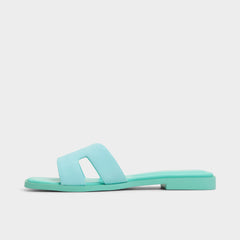 Aldo Itsandal Turquoise Women's Flats - Slide sandal Women