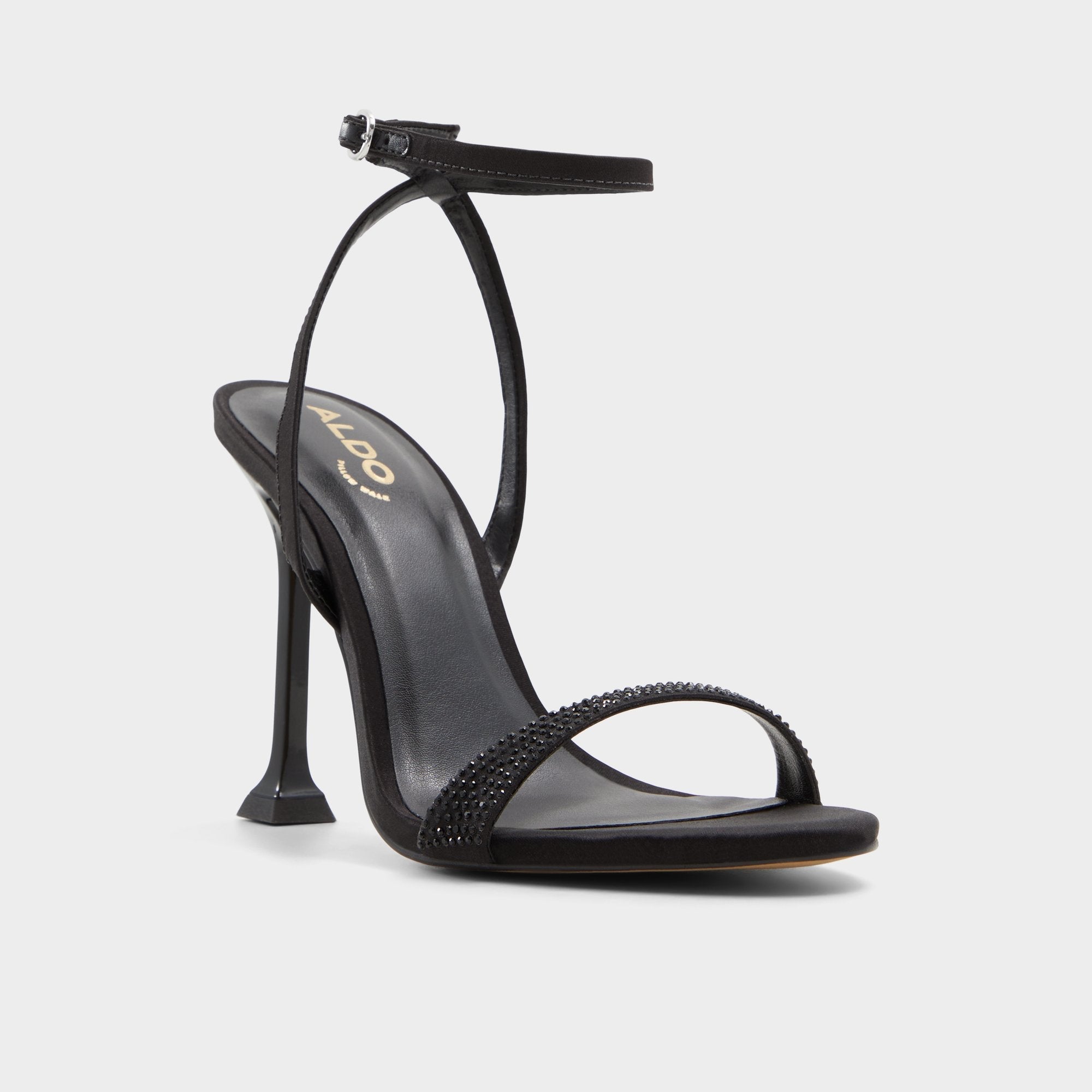 Aldo Lydala Black Women's Heeled sandals - Strappy heeled sandal Women