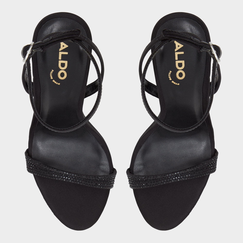 Aldo Lydala Black Women's Heeled sandals - Strappy heeled sandal Women