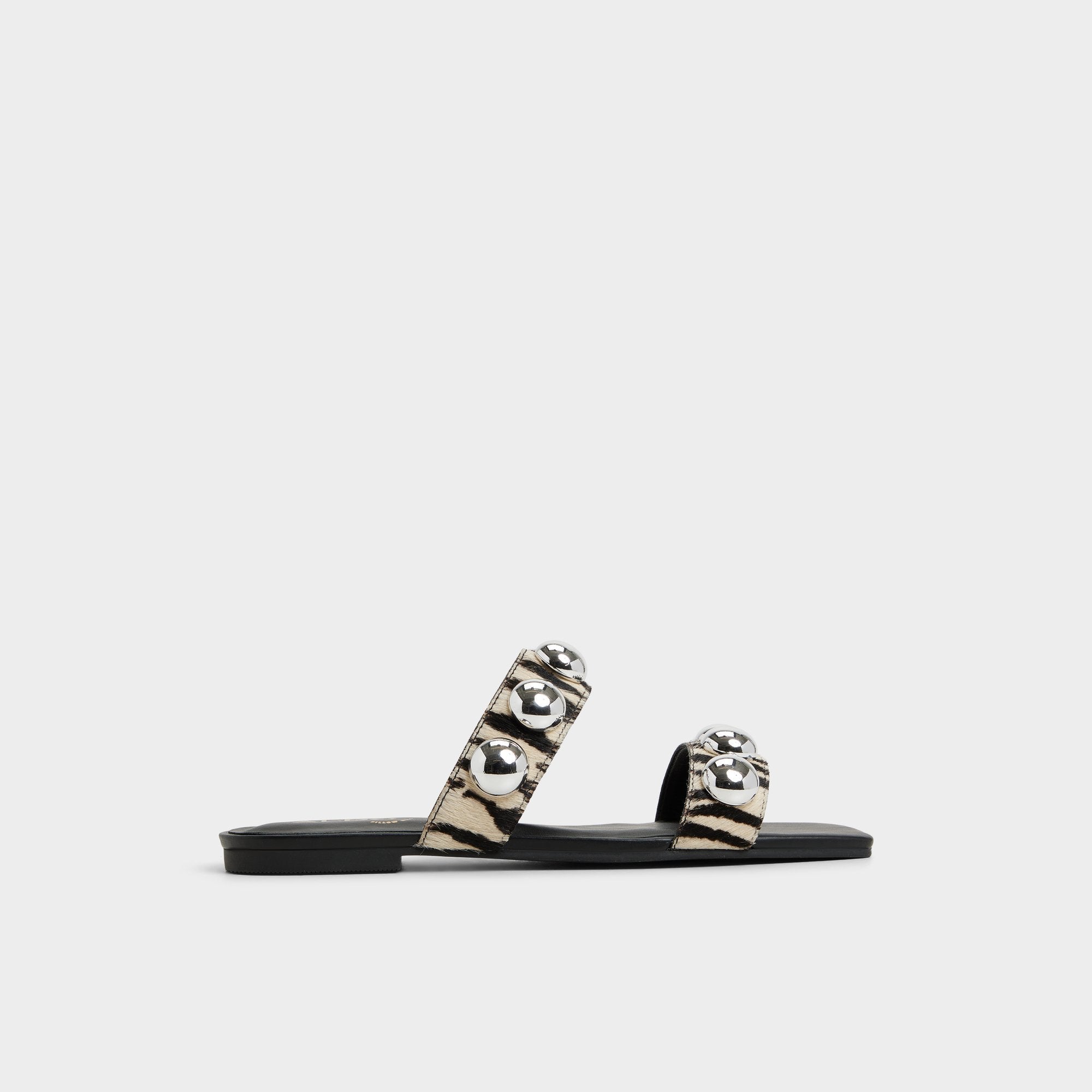 Aldo Katalena in White Black - Slide sandal Women