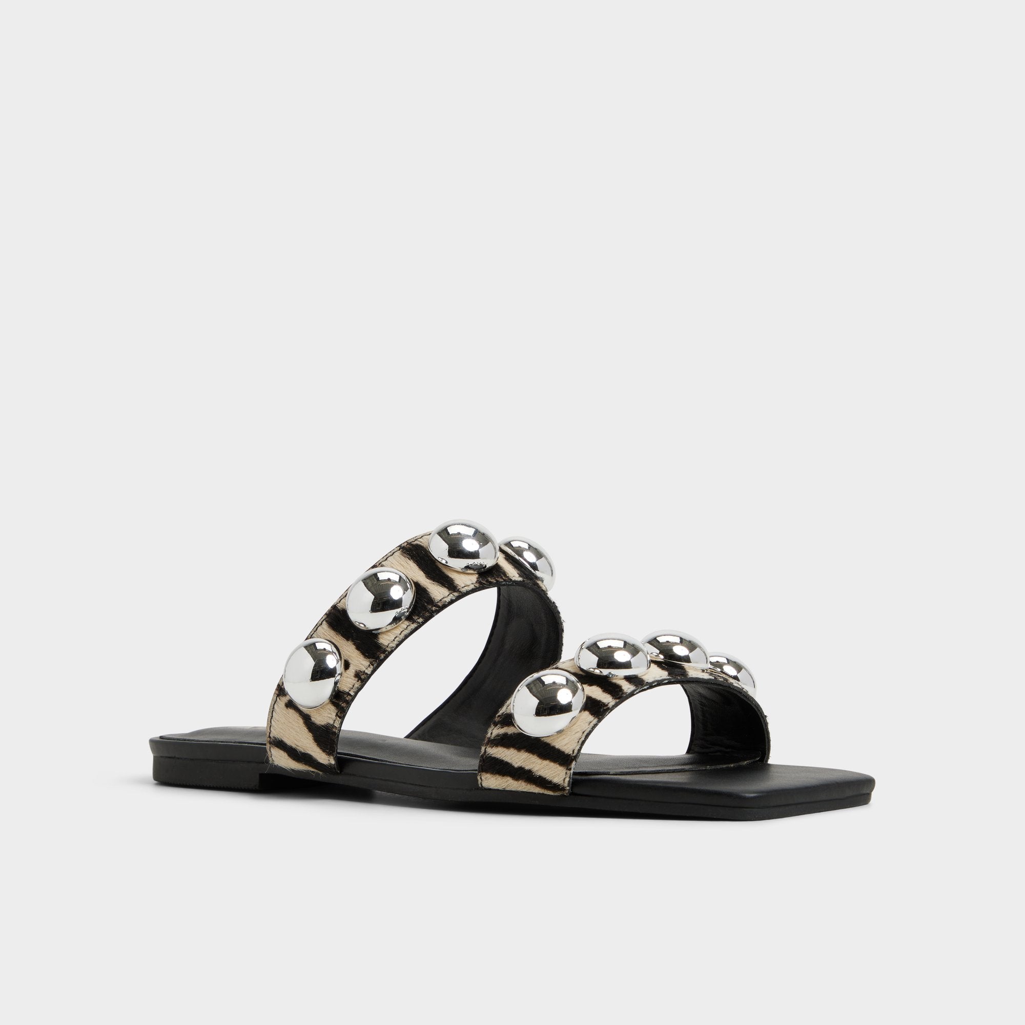 Aldo Katalena in White Black - Slide sandal Women