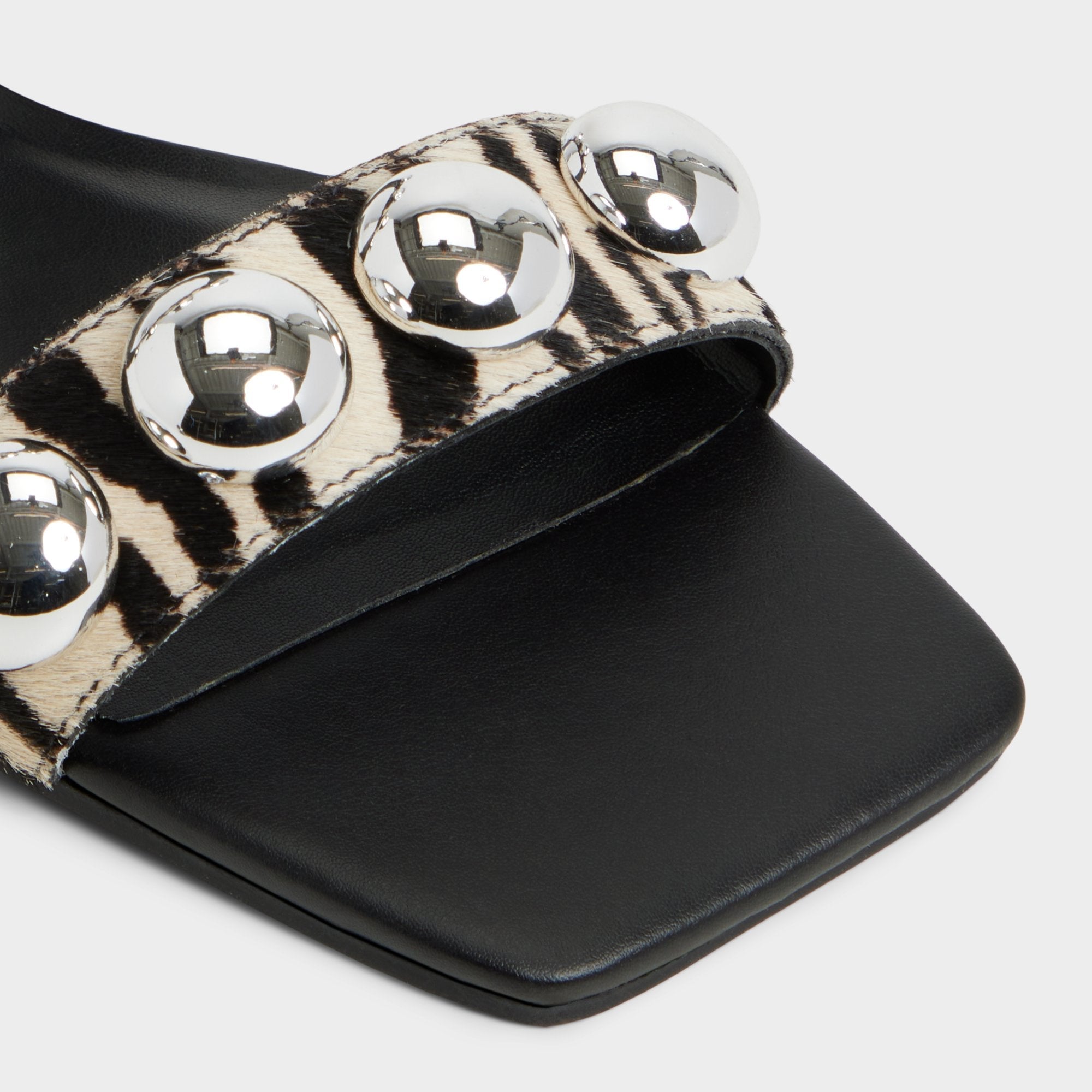Aldo Katalena in White Black - Slide sandal Women