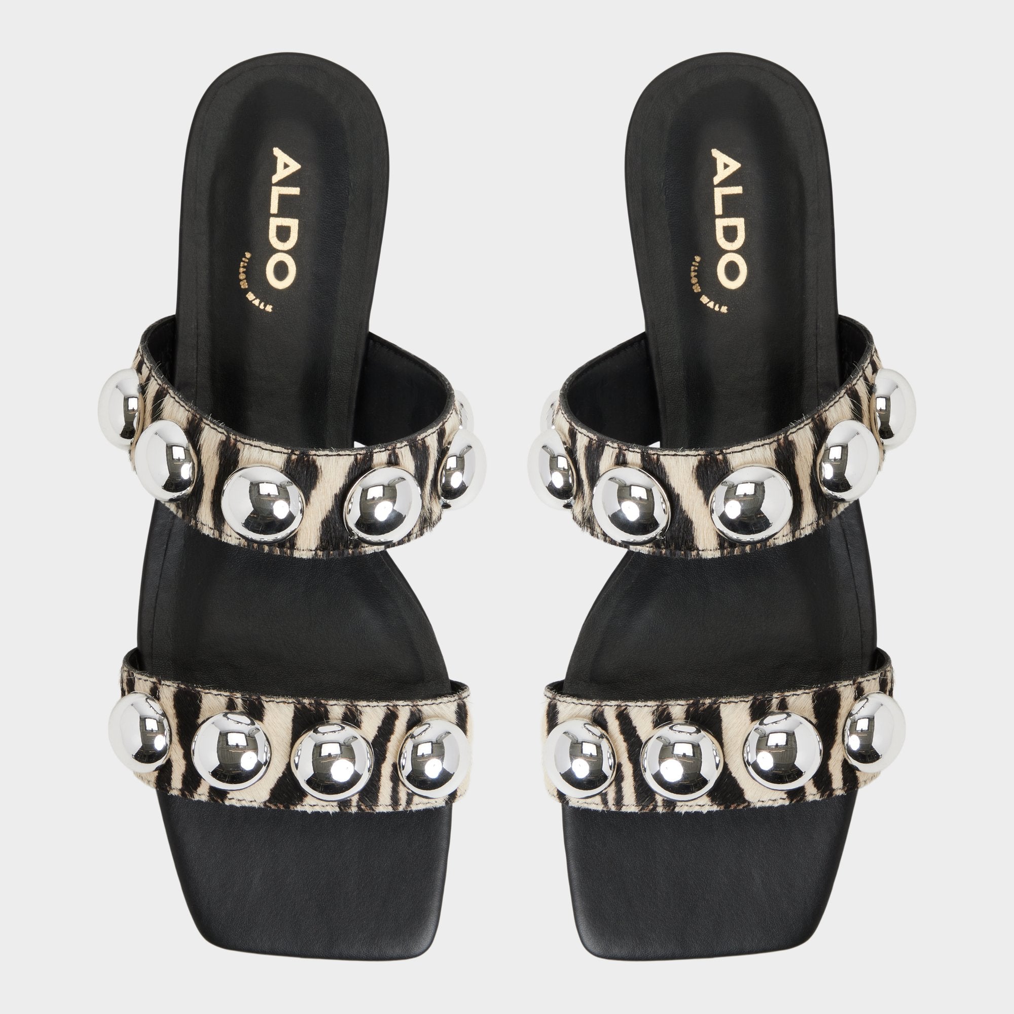 Aldo Katalena in White Black - Slide sandal Women