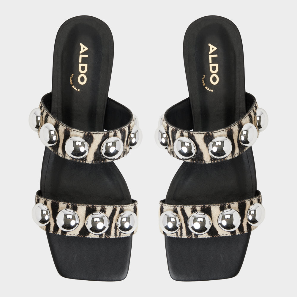 Aldo Katalena in White Black - Slide sandal Women