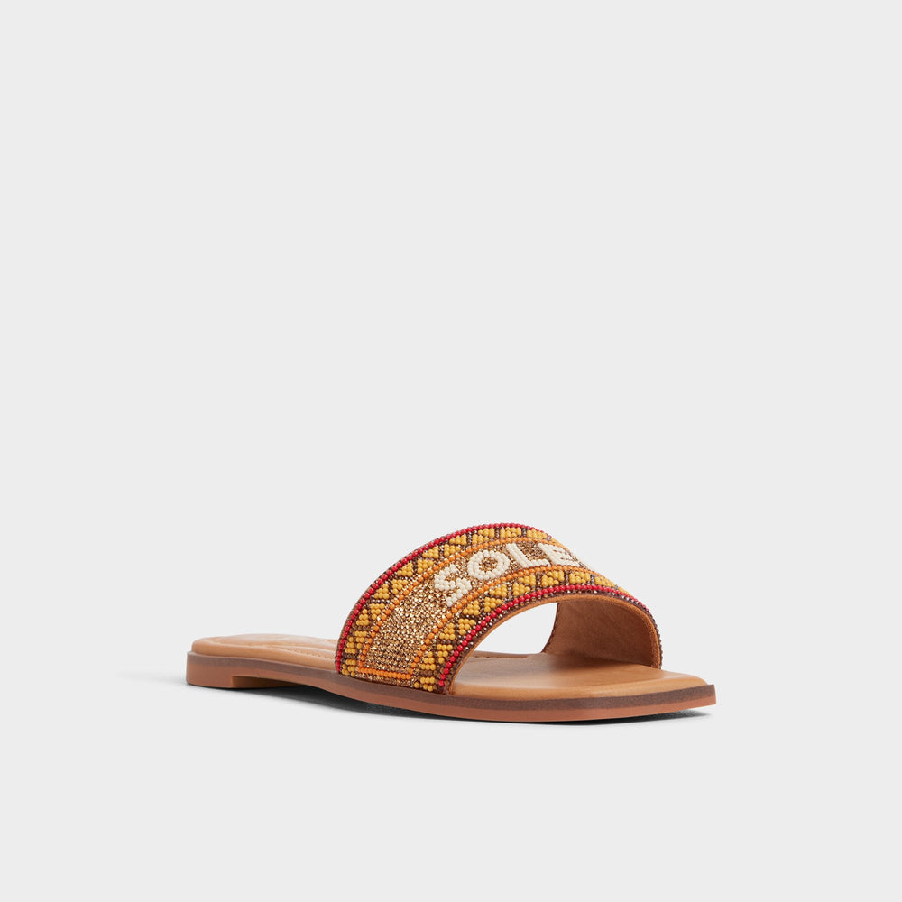 Aldo Seavacay Brown Multi Women's Flats -  Women