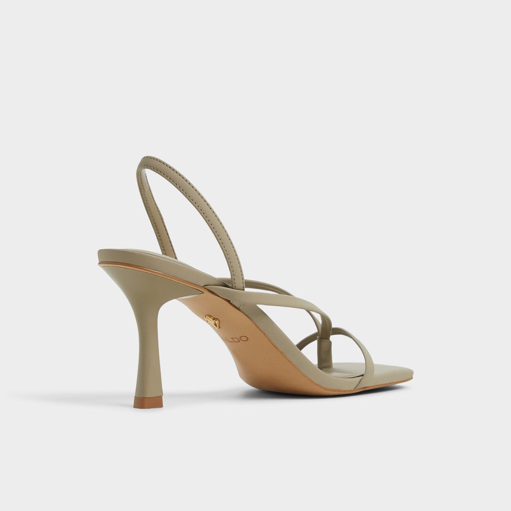 Aldo Riva Other Green Women's Strappy sandals - Sling back heeled sandal, Stiletto heel Women