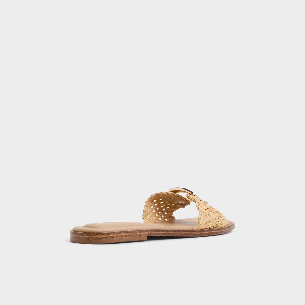 Aldo Tidella Natural Women's Flats - Slide sandal Women