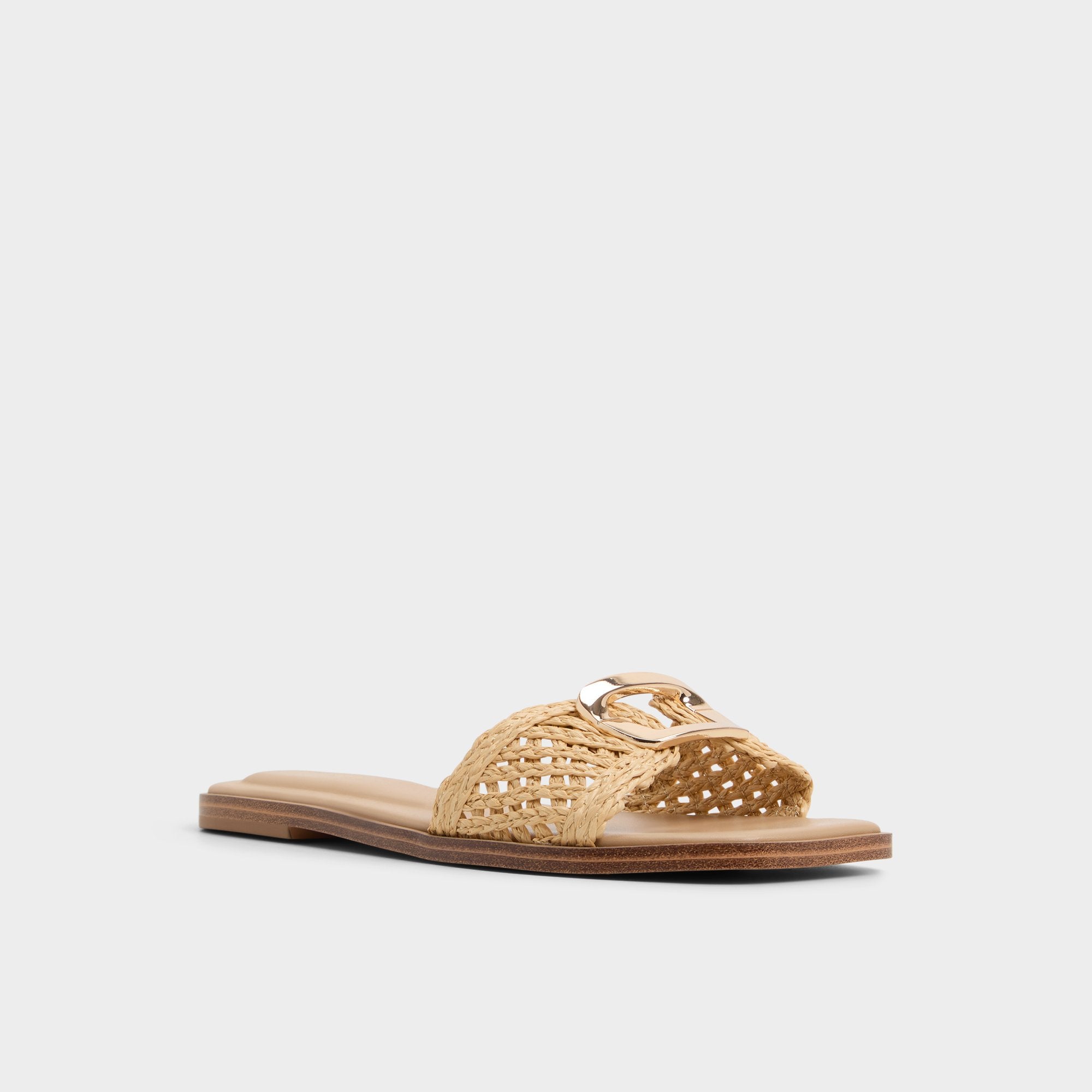 Aldo Tidella Natural Women's Flats - Slide sandal Women