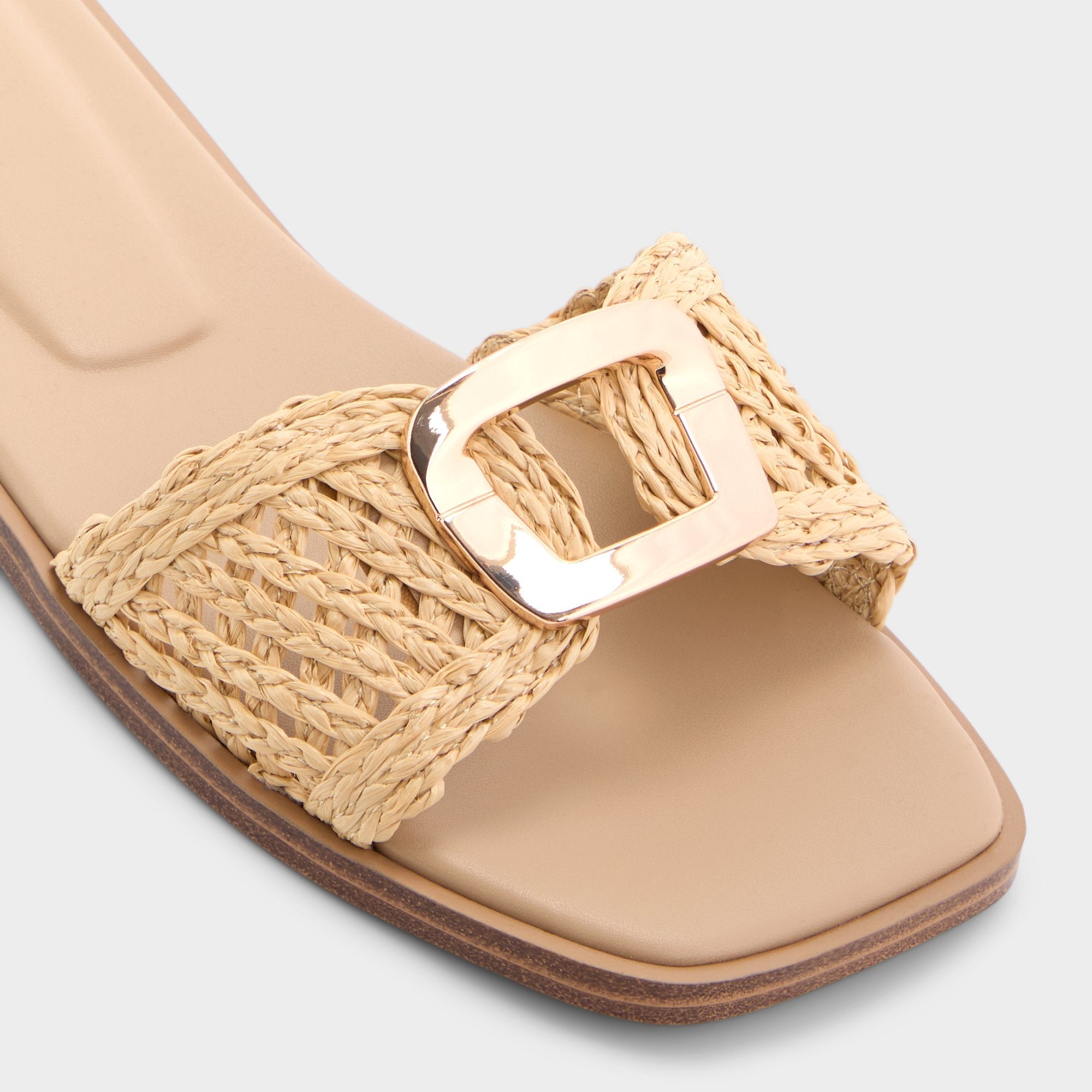 Aldo Tidella Natural Women's Flats - Slide sandal Women