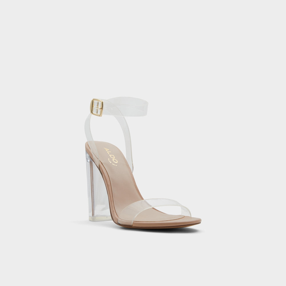 Aldo Aniwien Bone Women's Strappy sandals - Strappy heeled sandal, Block heel Women