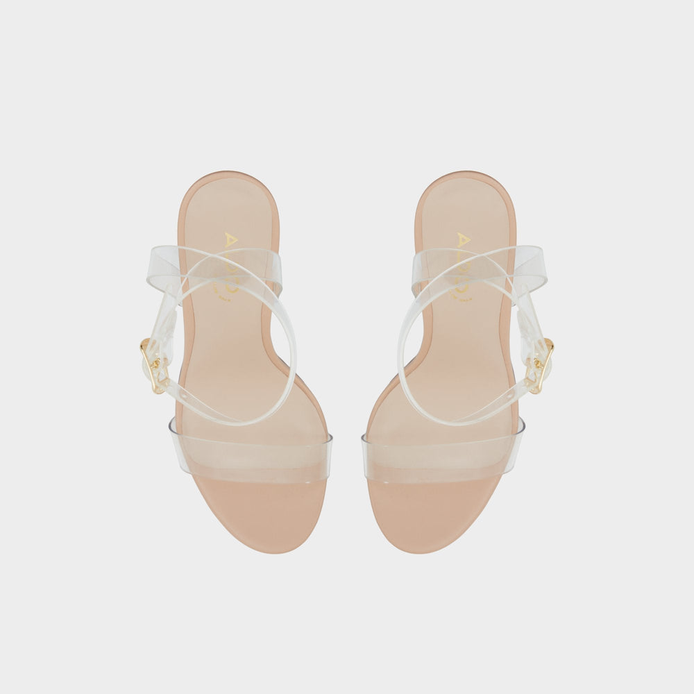 Aldo Aniwien Bone Women's Strappy sandals - Strappy heeled sandal, Block heel Women
