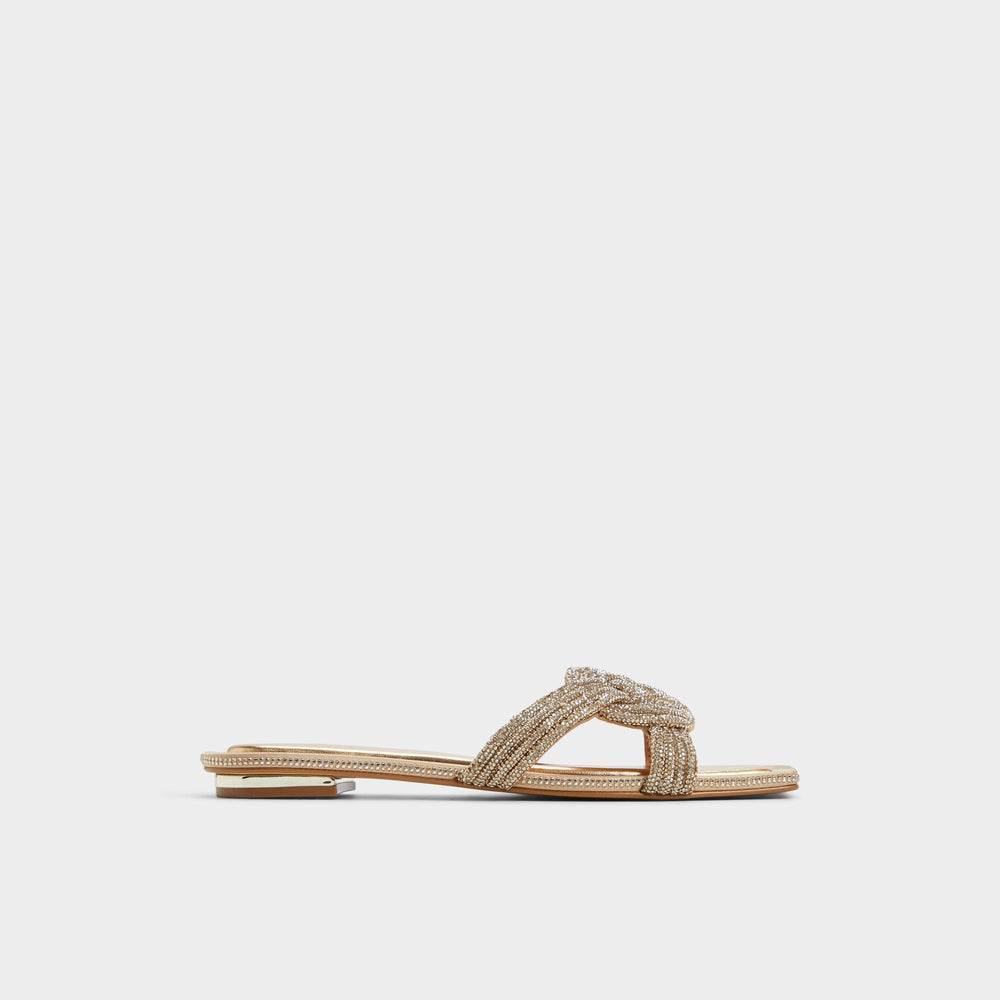 Aldo Karlina in Gold - Slide sandal Women