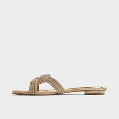 Aldo Karlina in Gold - Slide sandal Women