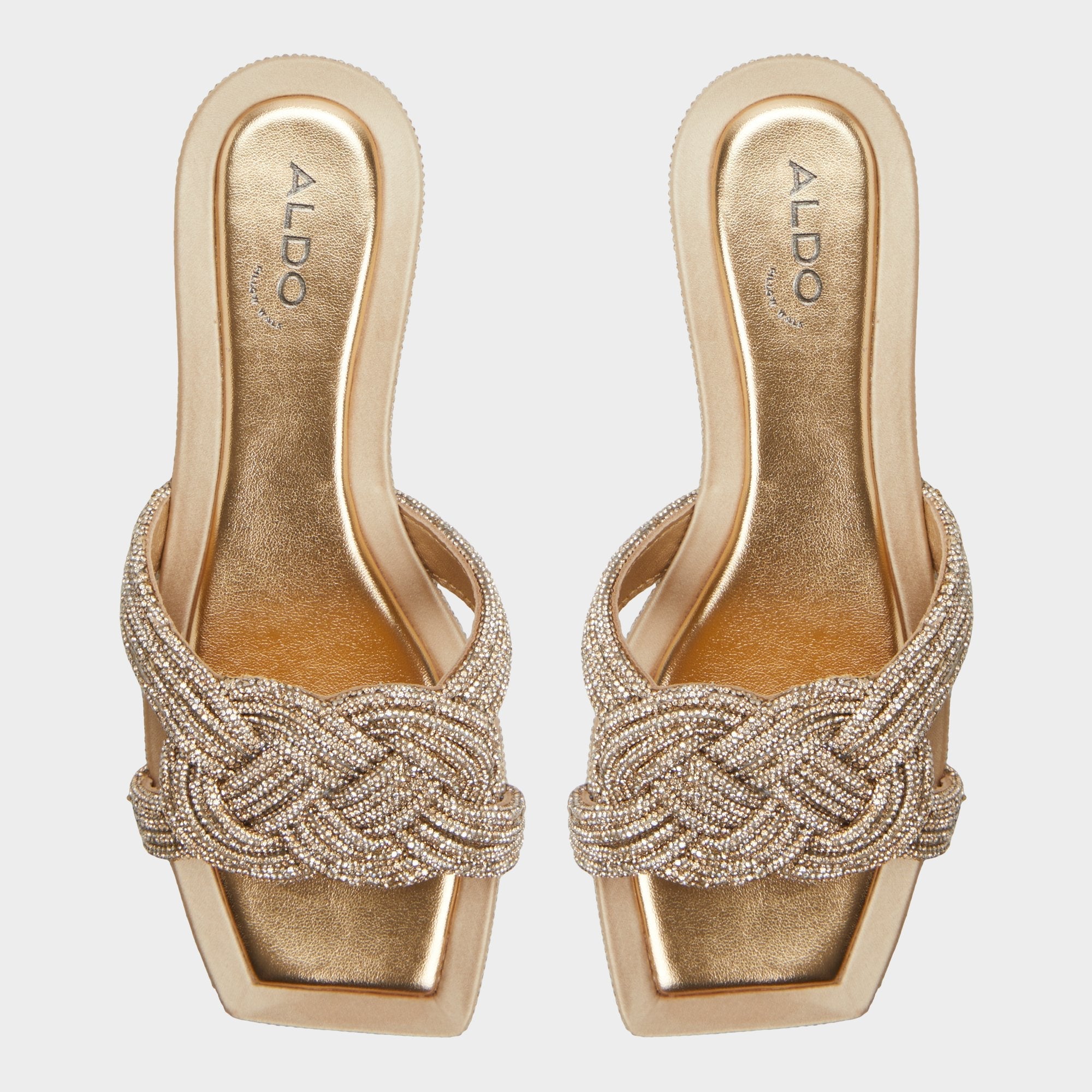 Aldo Karlina in Gold - Slide sandal Women