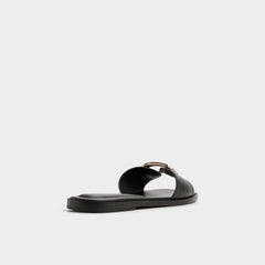 Aldo Tidella Black Women's Flats - Slide sandal Women