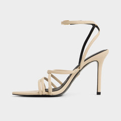 Aldo Solania Light Beige Women's Strappy sandals - Heeled sandal, Stiletto heel Women