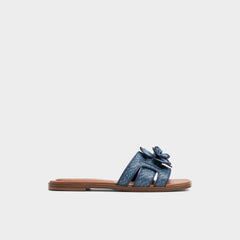 Aldo Seaflower Denim Women's Flats - Slide sandal Women