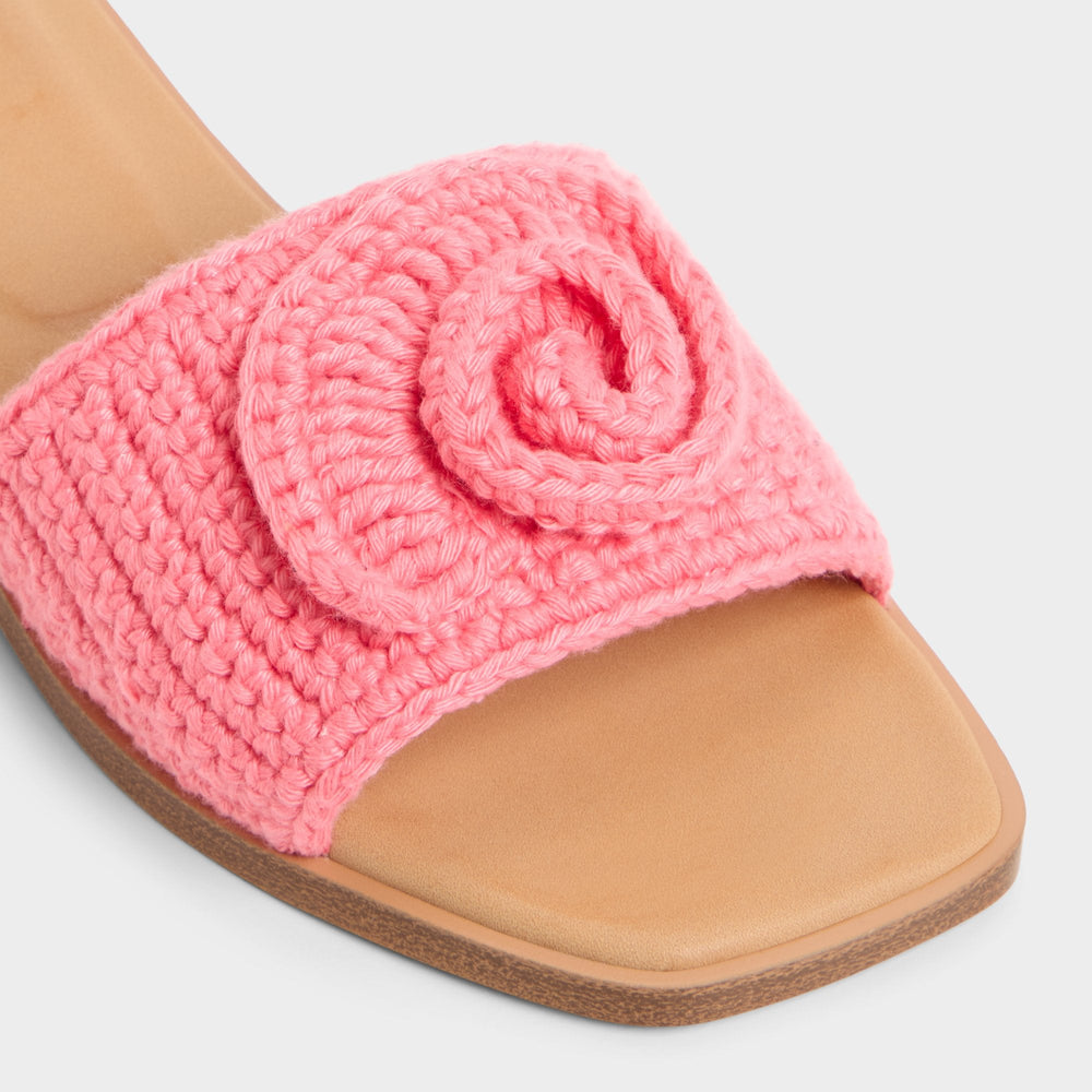 Aldo Sabbia Medium Pink Women's Flats - Slide sandal Women