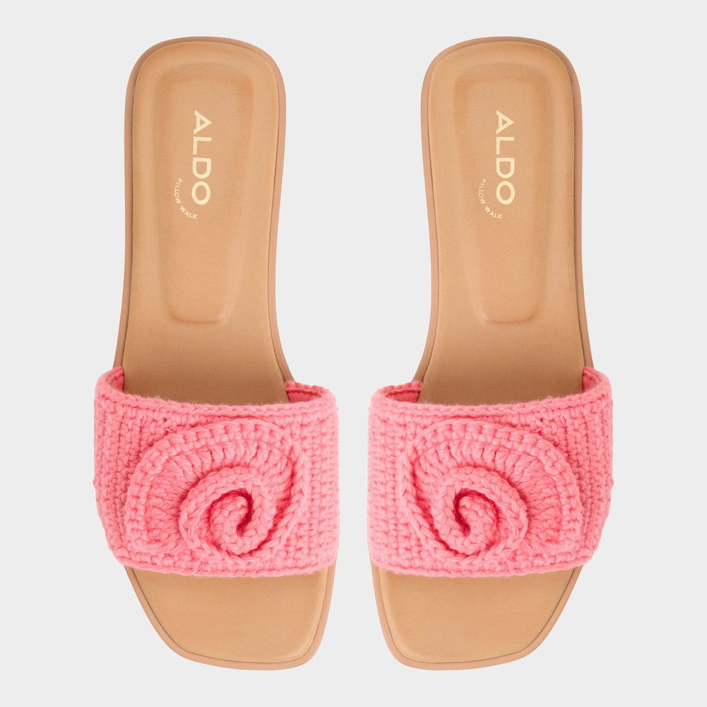 Aldo Sabbia Medium Pink Women's Flats - Slide sandal Women
