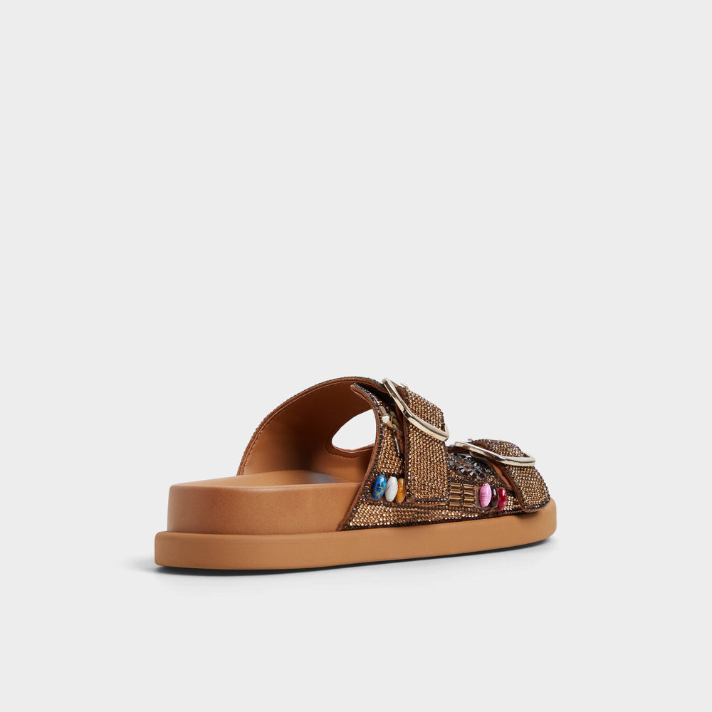 Aldo Bohochic Open Brown Women's Footbed sandals - Footbed sandal Women