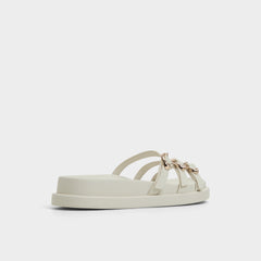 Aldo Zephyra White Women's Footbed sandals - Footbed sandal, Footbed sandal Women