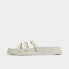 Aldo Zephyra White Women's Footbed sandals - Footbed sandal, Footbed sandal Women