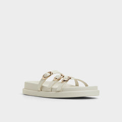Aldo Zephyra White Women's Footbed sandals - Footbed sandal, Footbed sandal Women