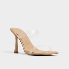 Aldo Evalina Medium Beige Women's Heeled sandals - Strappy heeled sandal, Stiletto heel Women