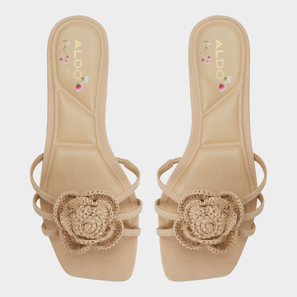 Aldo Wildbloom Sand Women's Travel essentials - Strappy flat sandal Women