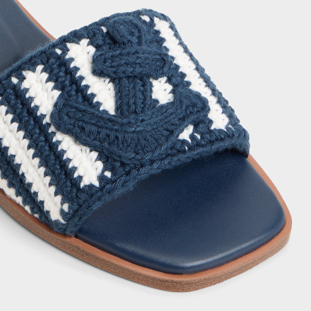 Aldo Sabbia Blue Combo Women's Flats - Slide sandal Women
