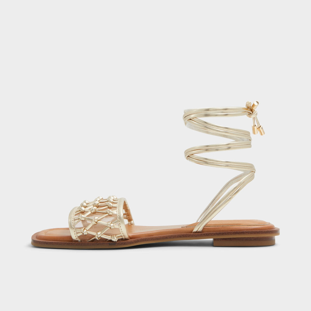 Aldo Seazen Gold Women's Flats - Flat sandal Women