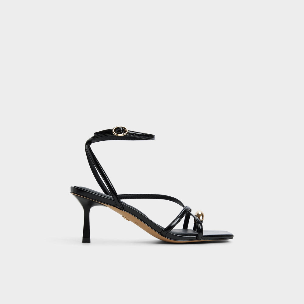 Aldo Elodiah Black Women's Travel essentials - Strappy heeled sandal, Stiletto heel Women