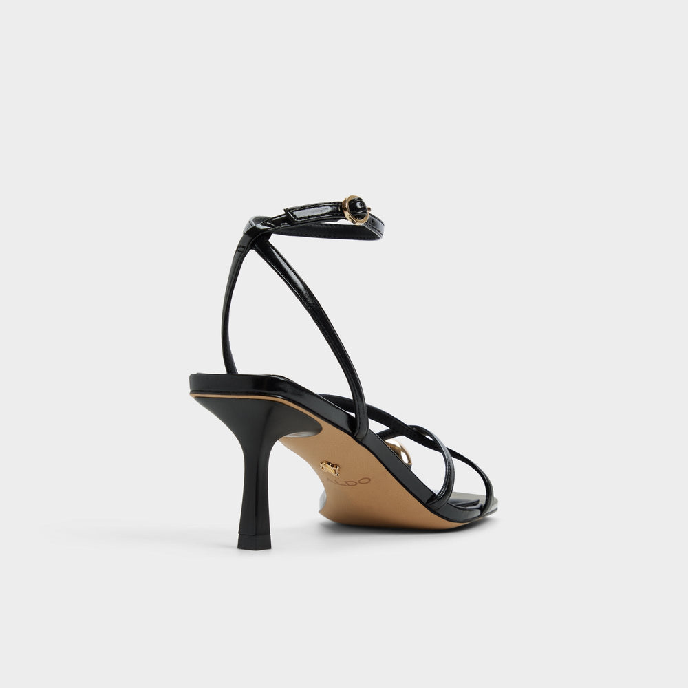 Aldo Elodiah Black Women's Travel essentials - Strappy heeled sandal, Stiletto heel Women