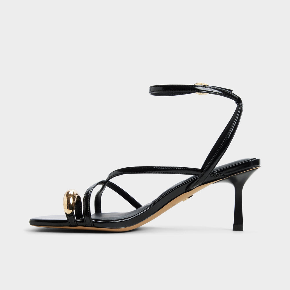 Aldo Elodiah Black Women's Travel essentials - Strappy heeled sandal, Stiletto heel Women